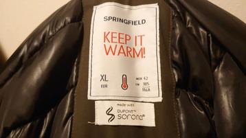 Springfield XL DuPont coated groene winterjas beschikbaar voor biedingen