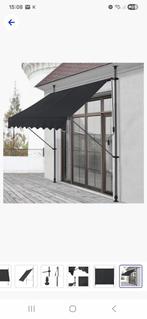 Klemzonnescherm voor bv op balkon, Ophalen, Zo goed als nieuw, Knikarmscherm