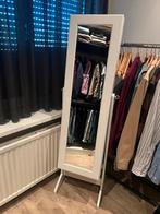 Sieradenkast met passpiegel, Ophalen, Gebruikt, Rechthoekig, Minder dan 100 cm