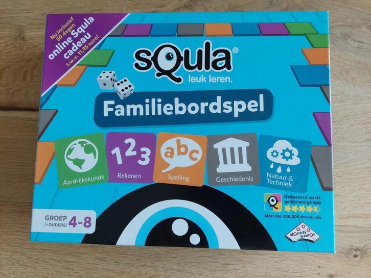 Squla bordspel, Hobby en Vrije tijd, Gezelschapsspellen | Bordspellen, Zo goed als nieuw, Een of twee spelers, Drie of vier spelers