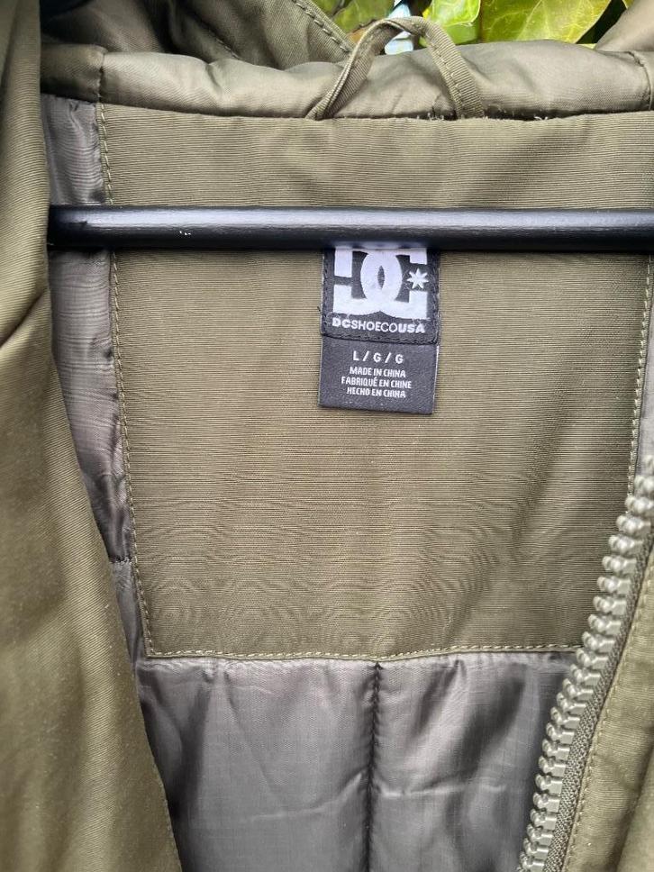 Dcshoes parka maat L, Kleding | Heren, Jassen | Winter, Gedragen, Maat 52/54 (L), Zwart, Ophalen of Verzenden