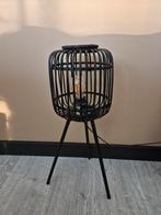 Zwart rotan staande lamp 56cm, Ophalen