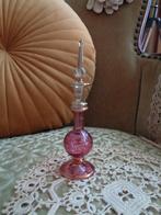 Vintage Handgeblazen Oosters Parfum Flesje ** Mimosa **, Antiek en Kunst, Antiek | Glas en Kristal, Ophalen of Verzenden