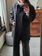 Classy Vintage Loden winterjas, 80's 90's (Maat M/L), Alpaca, Kleding | Dames, Maat 38/40 (M), Verzenden, Zwart, Zo goed als nieuw