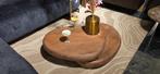 Organische Salontafel Mangohout Bruin & Naturel | Showmodel, Huis en Inrichting, Tafels | Salontafels, Ophalen, 100 tot 150 cm