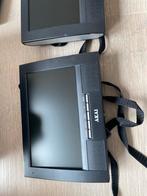 Akai DVD speler voor in de auto met 2 schermen, Draagbaar, Ophalen of Verzenden, Zo goed als nieuw, Overige merken