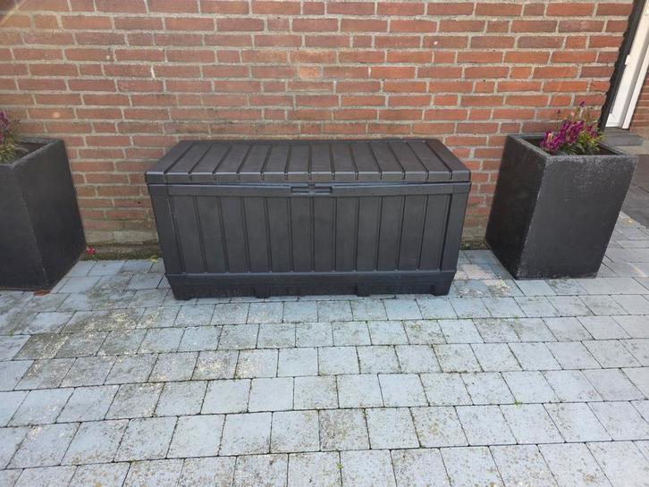Opbergkist kunststof - ideaal voor buiten!, Tuin en Terras, Bergingen en Tuinkasten, Gebruikt, Overige typen, Kunststof, Ophalen