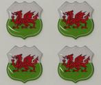 3D Wales gel vlag stickers UV-bestendig, Verzenden, Nieuw, Overige typen