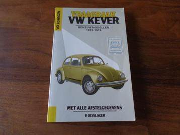 Vraagbaak VW KEVER - bezinemodellen 1973-1976 beschikbaar voor biedingen