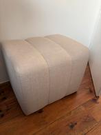 KARWEI poef Erie - beige, grove stof, Ophalen, Gebruikt, Stof, Rechthoekig