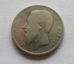 België 1 frank 1886, Zilver, Ophalen of Verzenden, Losse munt, Zilver
