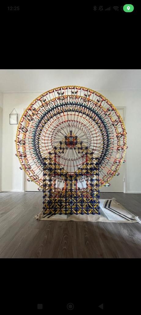 K'NEX Reuzenrad 89790 – 180 cm hoog – Compleet met motor, Kinderen en Baby's, Speelgoed | Bouwstenen, Gebruikt, K'nex, Ophalen of Verzenden