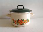 Emaille pan. 70’s., Huis en Inrichting, Keuken | Potten en Pannen, Ophalen of Verzenden, Gebruikt, Overige materialen, Kookpan of Snelkookpan