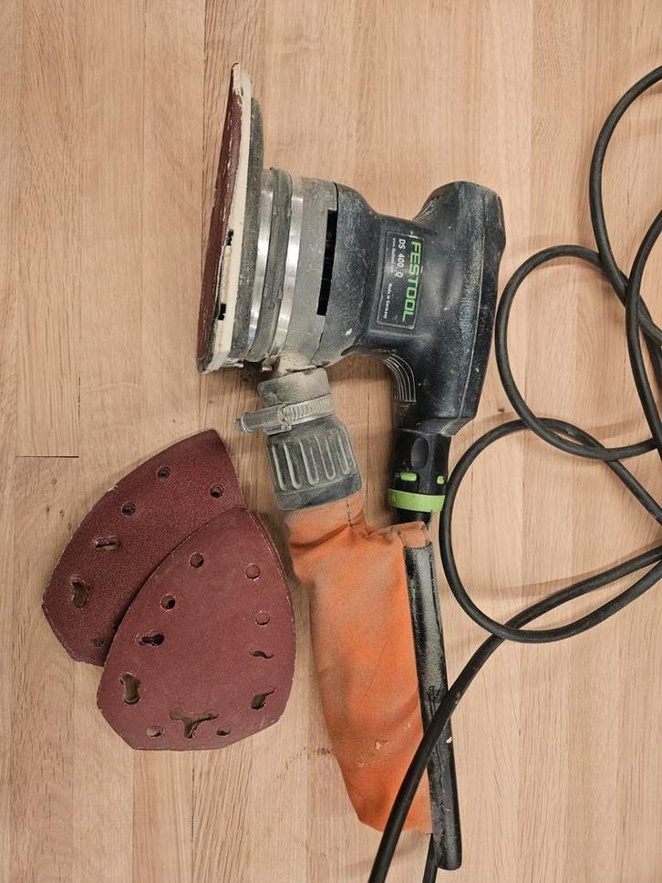 Festool Schuurmachine DS 400 Q, Doe-het-zelf en Verbouw, Gereedschap | Schuurmachines, Gebruikt, Excentrische schuurmachine, Minder dan 600 watt