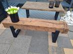 Bielzen buiten bankjes, Ophalen of Verzenden, Zo goed als nieuw, Hout