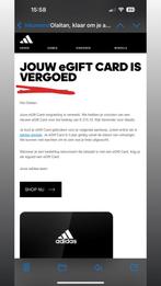 Adidas cadeau bon, Eén persoon, Cadeaubon, Overige typen