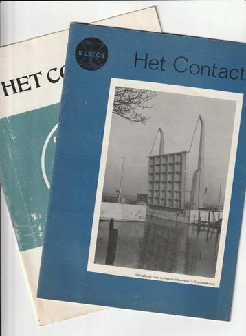 2 x Het Contact personeelsorgaan Kloos Kinderdijk 1969 1975 beschikbaar voor biedingen