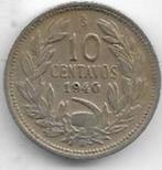 10  cent  1940  Chili. km. 166, Postzegels en Munten, Munten | Amerika, Ophalen of Verzenden, Zuid-Amerika, Losse munt