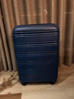 TravelZ Koffer - Blauw, Hard kunststof, 45 tot 55 cm, Zo goed als nieuw, Uitschuifbare handgreep