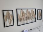 Wanddecoratie metalen blad, Minder dan 50 cm, Metaal of Aluminium, Ophalen of Verzenden, Zo goed als nieuw