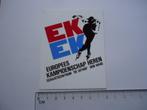sticker oud EK SCHAATSEN Den haag uithof retro skating, Verzenden, Zo goed als nieuw, Bedrijf of Vereniging