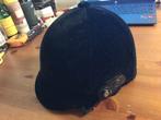 Paardrijhelm, zwart fluweel verstelbaar, Dieren en Toebehoren, Ophalen of Verzenden, Gebruikt, Overige soorten, Cap