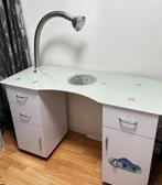 Nageltafel - Purex look met ingebouwde afzuiging, Ophalen, Elektrisch, Zo goed als nieuw, Bureau