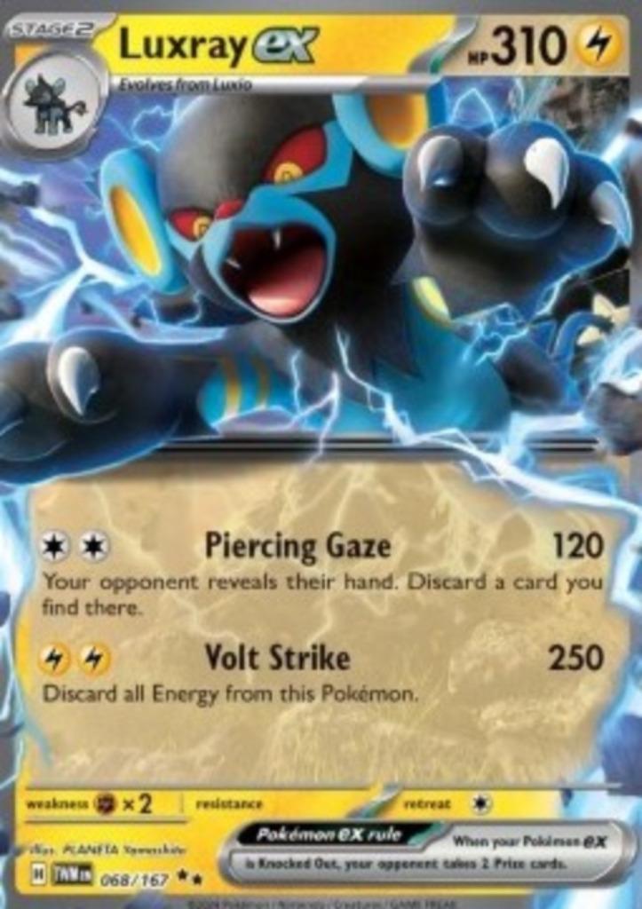 Luxray ex #068 - TWM -Twilight Masquerade, Hobby en Vrije tijd, Verzamelkaartspellen | Pokémon, Zo goed als nieuw, Verzenden