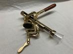 BOJ tafelkurkentrekker messing met klem Spanje ca. 1980, Verzenden, Gebruikt