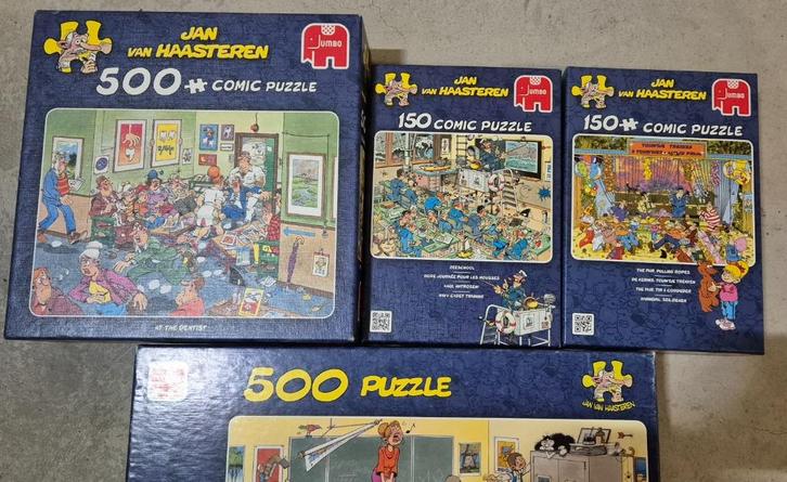 Jan van Haalsteren puzzels, Hobby en Vrije tijd, Denksport en Puzzels, Zo goed als nieuw, 500 t/m 1500 stukjes, Ophalen of Verzenden