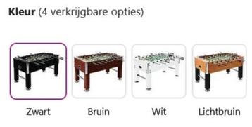 Voetbaltafel voetbalspel tafelvoetbal bruin GRATIS BEZORGD! beschikbaar voor biedingen