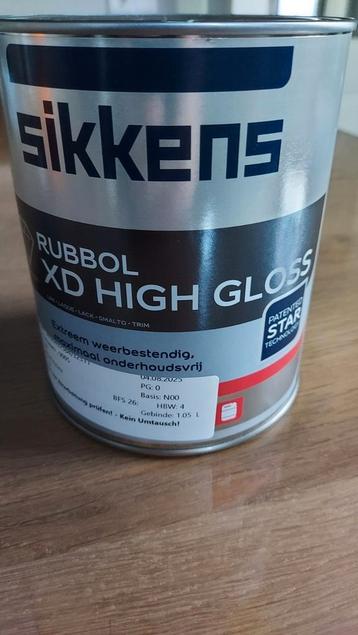 Sikkens XD High Gloss, RAL9005 Gitzwart beschikbaar voor biedingen