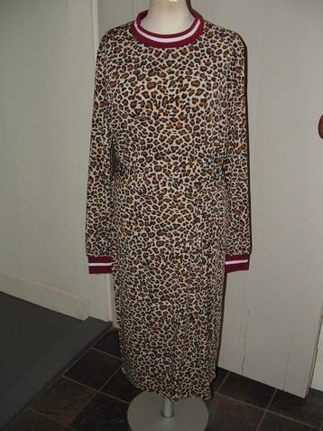 Only vertelli leo l/s dress wvn luipaard print jurk maat 38  beschikbaar voor biedingen