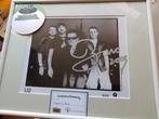 Gesigneerde Foto U2 Bono Ingelijst met COA, Ophalen of Verzenden, Foto of Kaart, Gesigneerd