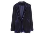 Heidi Klum blauwe velours fluwelen pak kostuum maat L, Kleding | Dames, Kostuum of Pak, Blauw, Maat 42/44 (L), Nieuw