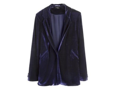 Heidi Klum blauwe velours fluwelen pak kostuum maat L, Kleding | Dames, Jasjes, Kostuums en Pakken, Nieuw, Kostuum of Pak, Maat 42/44 (L)