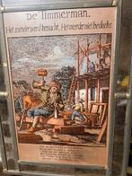 De Timmerman - Antieke Prent, Antiek en Kunst, Ophalen of Verzenden
