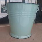 Vintage emaille emmer groen, Antiek en Kunst, Antiek | Emaille, Ophalen of Verzenden