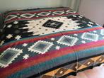 NIEUW! Alpaca wollen kleed deken sprei plaid boho ruit retro, Ophalen of Verzenden, Nieuw