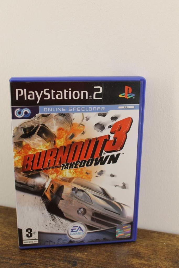 Burnout 3 Takedown PS2, Spelcomputers en Games, Games | Sony PlayStation 2, Gebruikt, Racen en Vliegen, 3 spelers of meer, Vanaf 3 jaar