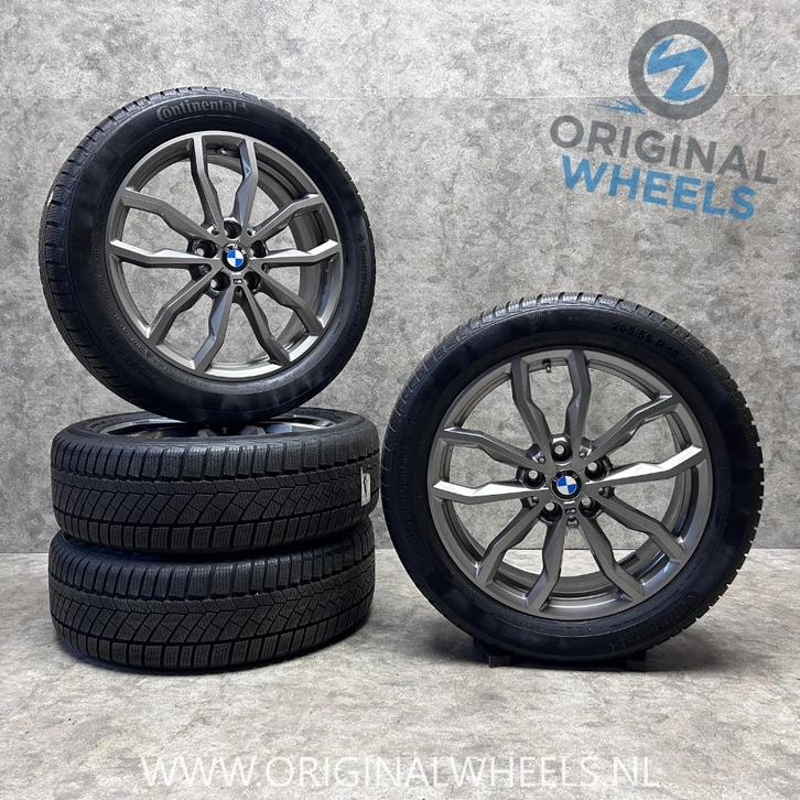18 inch inch originele velgen + winterbanden BMW X1 X2, Auto-onderdelen, Banden en Velgen, Banden en Velgen, Winterbanden, 18 inch