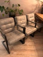 6 comfortabele stoelen, Huis en Inrichting, Ophalen, Gebruikt, Overige kleuren, Metaal