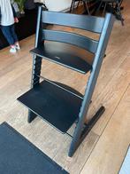 Stokke Tripp trapp zwarte stoel, Ophalen, Gebruikt, Meegroeistoel