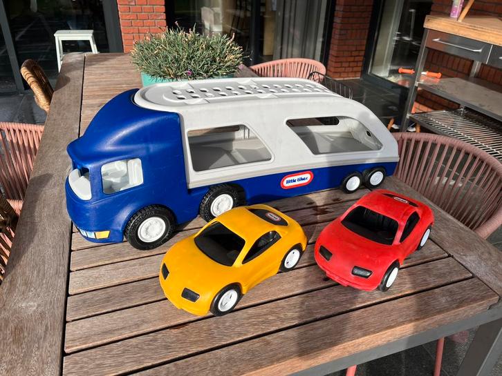 Little Tikes - Grote Auto Transporter, vrachtwagen speelgoed, Kinderen en Baby's, Speelgoed | Speelgoedvoertuigen, Gebruikt, Ophalen