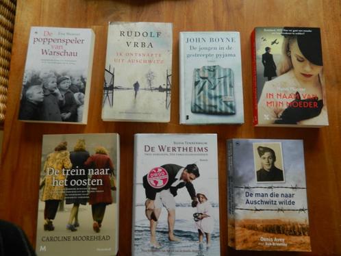 7 boeken over Auschwitz/ joden vervolging  ( zgan los 3 euro, Boeken, Oorlog en Militair, Zo goed als nieuw, Overige onderwerpen