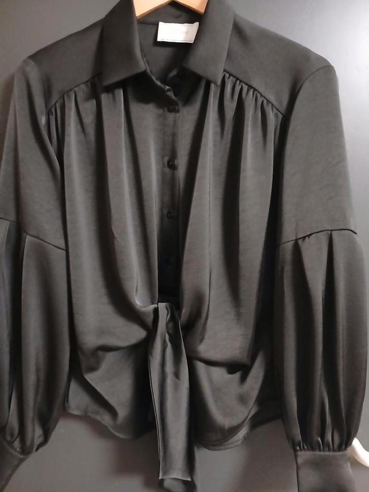 Neo Noir Zwarte Blouse - Maat 38, Kleding | Dames, Blouses en Tunieken, Zo goed als nieuw, Maat 38/40 (M), Zwart, Ophalen of Verzenden