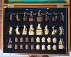 Lewis schaakstukken in kist, Een of twee spelers, Ophalen, Nieuw, Regency Chess Compagny