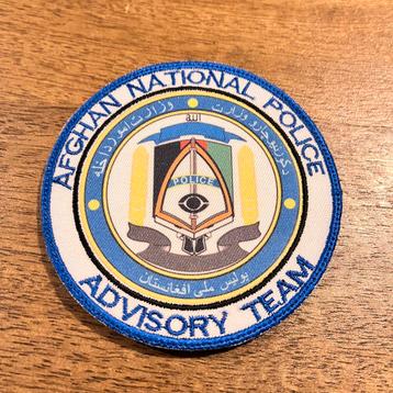 Uitzendings embleem AFGHAN NAT POLICE ADVISORY TEAM beschikbaar voor biedingen