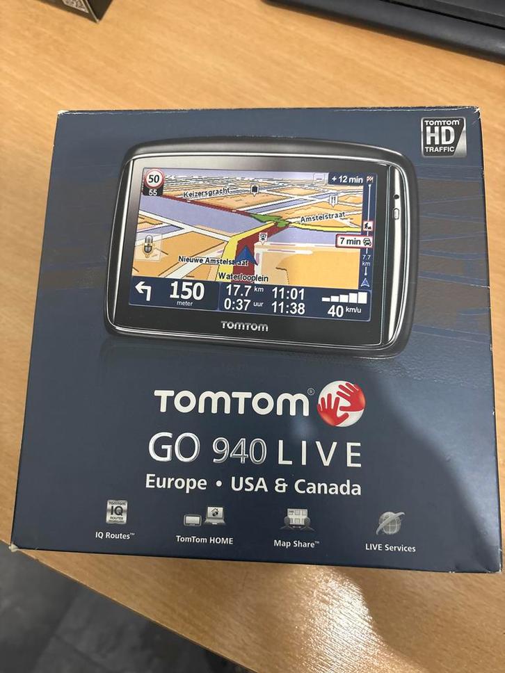TomTom GO 940 LIVE Navigatiesysteem, Auto diversen, Autonavigatie, Zo goed als nieuw, Ophalen of Verzenden