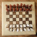 Marmeren schaakspel uit het noorden van spanje, Hobby en Vrije tijd, Gezelschapsspellen | Bordspellen, Ophalen of Verzenden, Zo goed als nieuw